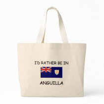 I'd rather be in Anguilla Canvas Bags