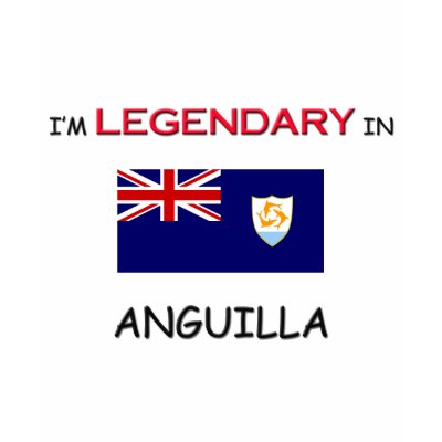 I'd Rather Be In ANGUILLA T Shirt by flagshirt