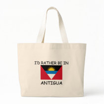 I'd rather be in Antigua Canvas Bag