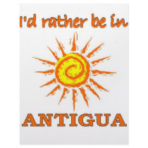 I'd Rather Be in Antigua Personalized Letterhead
