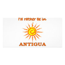 I'd Rather Be in Antigua Photo Greeting Card