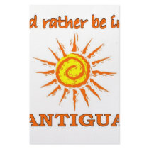 I'd Rather Be in Antigua Personalized Stationery