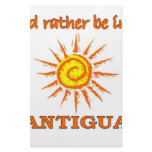 I'd Rather Be in Antigua Personalized Stationery