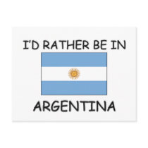 I'd rather be in Argentina Postcards
