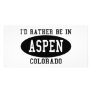 I'd Rather Be in Aspen Customized Photo Card