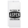I'd Rather Be in Aspen Full Color Rack Card