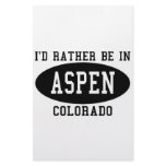 I'd Rather Be in Aspen Stationery Design