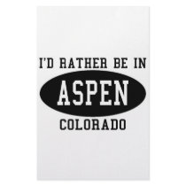 I'd Rather Be in Aspen Stationery Design