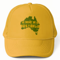 Id rather be in australia Cap Mesh Hats