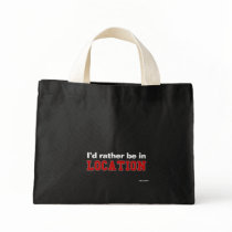 I'd Rather Be In... Canvas Bags