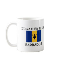 I'd rather be in Barbados mugs by flagshirt I'd rather be in Barbados mugs