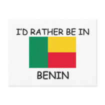 I'd rather be in Benin postcards