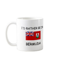 I'd rather be in Bermuda mugs