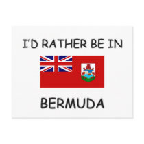 I'd rather be in Bermuda Post Card