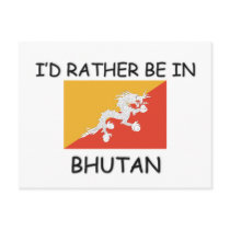 I'd rather be in Bhutan postcards
