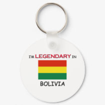 I'd Rather Be In BOLIVIA keychains