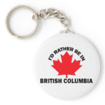 I'd Rather Be in British Columbia Key Chain