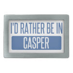 I'd rather be in Casper Rectangular Belt Buckle