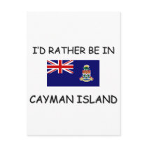 I'd rather be in Cayman Island postcards
