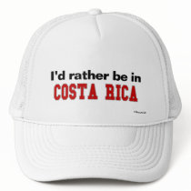 I'd Rather Be In Costa Rica Mesh Hat