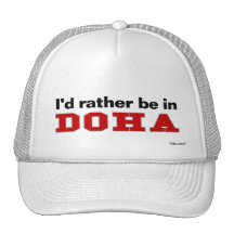 I'd Rather Be In Doha Mesh Hat