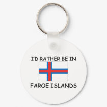 I'd rather be in Faroe Islands keychains by flagshirt I'd rather be in Faroe Islands keychains