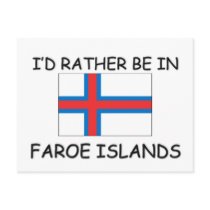 I'd rather be in Faroe Islands postcards by flagshirt I'd rather be in Faroe Islands postcards