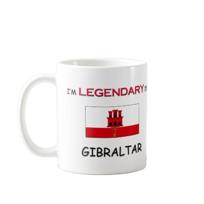 I'd Rather Be In GIBRALTAR Coffee Mugs by flagshirt