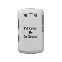 I'd Rather Be In Greece Case-Mate Blackberry Case