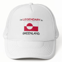 I'd Rather Be In GREENLAND hats