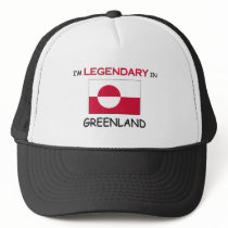 I'd Rather Be In GREENLAND hats