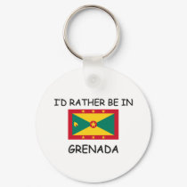 I'd rather be in Grenada keychains