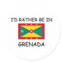 I'd rather be in Grenada stickers