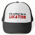 I'd Rather Be In... hats by Rep_Yo_City I'd Rather Be In... hats