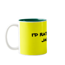 I'D RATHER BE IN JAMAICA mugs