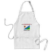 I'd Rather Be In LESOTHO aprons by flagshirt I'd Rather Be In LESOTHO aprons