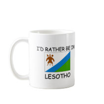 I'd rather be in Lesotho mugs by flagshirt I'd rather be in Lesotho mugs