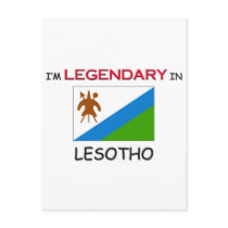 I'd Rather Be In LESOTHO postcards
