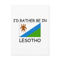 I'd rather be in Lesotho postcards