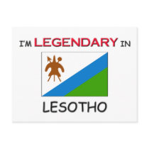 I'd Rather Be In LESOTHO postcards