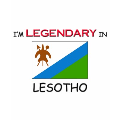 I'd Rather Be In LESOTHO T-shirts by flagshirt