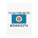I'd rather be in Minnesota postcards by flagshirt I'd rather be in Minnesota postcards