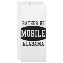 I'd Rather Be in Mobile rack cards