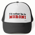 I'd Rather Be In Moroni hats