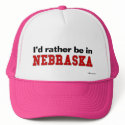 I'd Rather Be In Nebraska hats by Rep_Yo_City I'd Rather Be In Nebraska hats