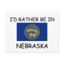 I'd rather be in Nebraska postcards