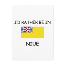 I'd rather be in Niue postcards