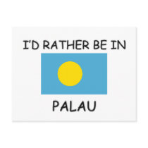 I'd rather be in Palau postcards