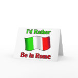 I'd Rather be in Rome. Cards