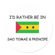 I'd rather be in Sao Tomae & Principe stickers